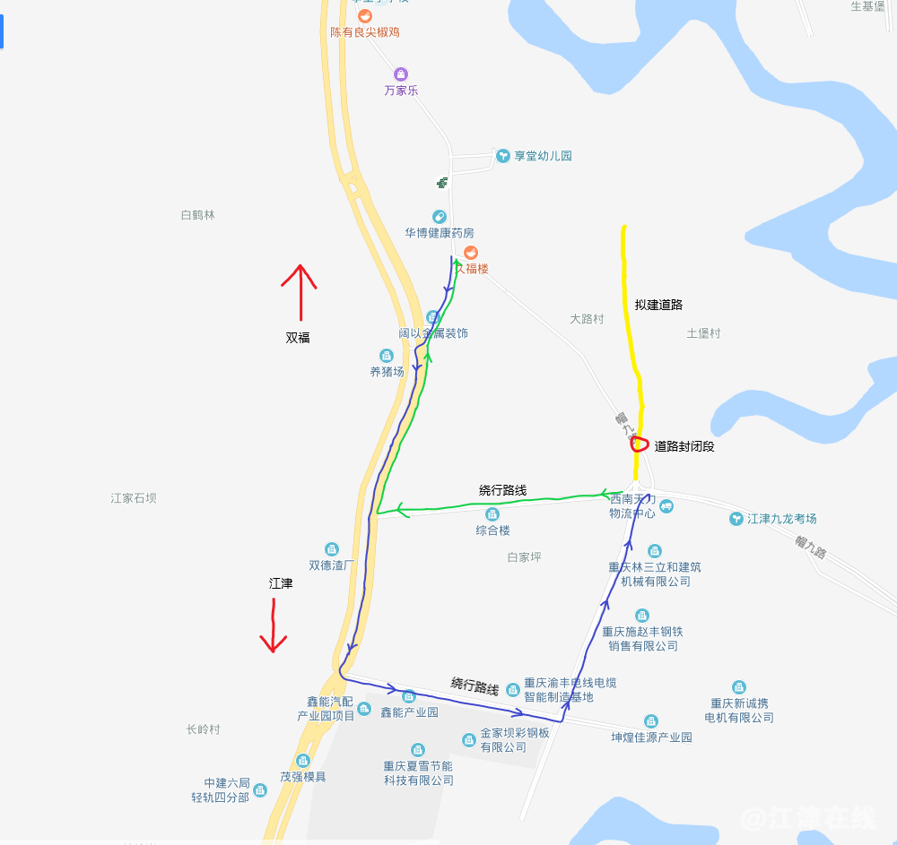 绕行图