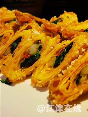 卷村（荠菜虾仁豆芽）